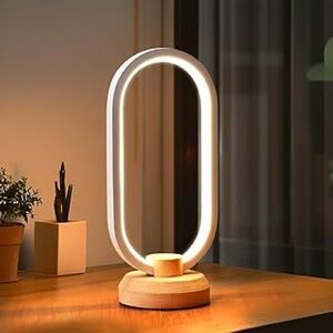 Modern White LED Table Lamp